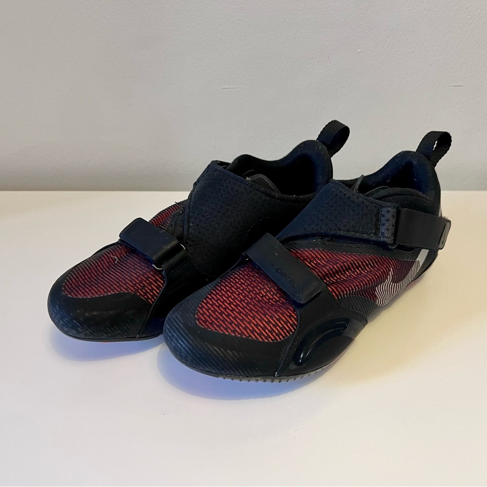 Nike SuperRep Cycle Indoor Cycling Shoes Black Red, Fits like a Women’s 9 - Picture 3 of 8
